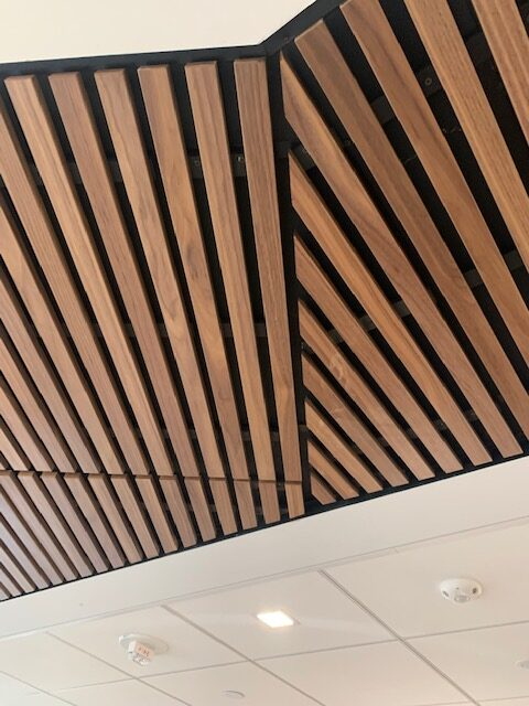 Unique Ceiling Treatment - A Bank of America ceiling in Century City, CA